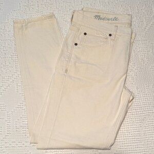 Madewell Off-White Denim Pants
